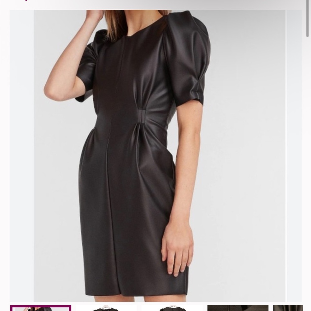 Express Elegant Black Mini Dress